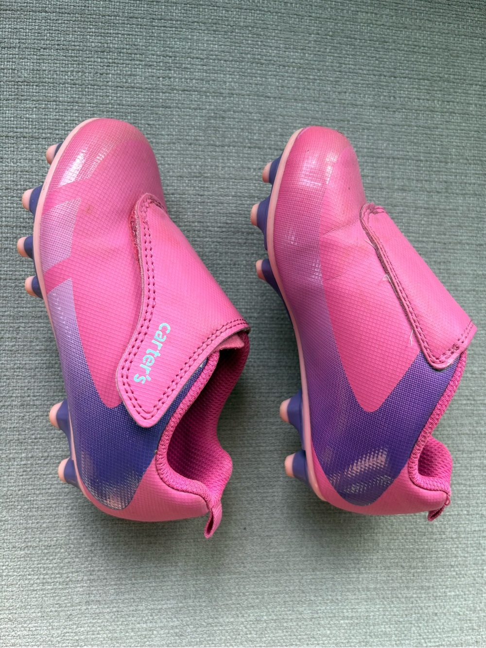 Carters Pink Girls Cleats